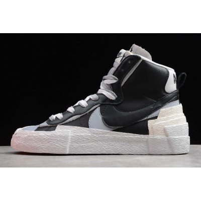 Nike Erkek Blazer Mid Siyah / Gri Kaykay Ayakkabı Türkiye - PSCPI7EI